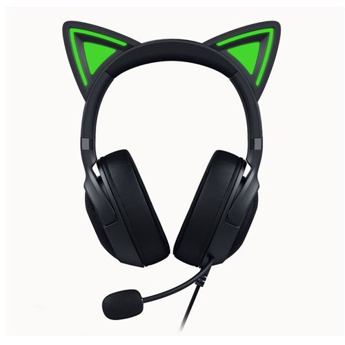 Razer Kraken Kitty V2 BT Wireless Bluetooth RGB Headset with Kitty Ears -  Quartz - Micro Center