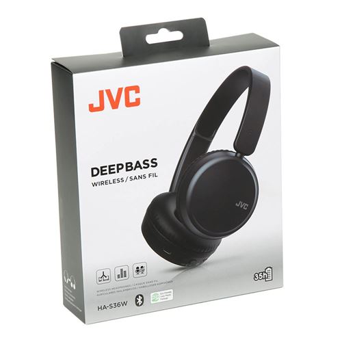 JVC Deep Bass Wireless Sans Fil Headphones - High Spec Tech