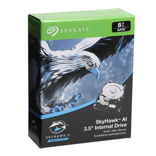 8 To SEAGATE SkyHawk - SATA III 6 Gb/s - 7200 tpm - 256 Mo