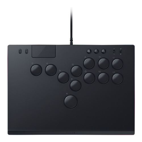 Razer - Kitsune All-Button Optical Arcade Controller for PS5 and PC - Black