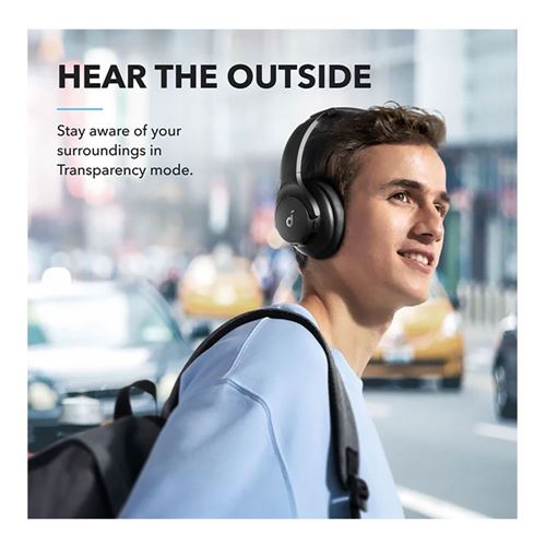 Anker Soundcore Space One Active Noise Cancelling Wireless Bluetooth  Headphones - Black - Micro Center