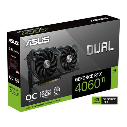 ASUS NVIDIA GeForce RTX 4060 Ti TUF Gaming Overclocked Triple Fan 8GB GDDR6  PCIe 4.0 Graphics Card - Micro Center