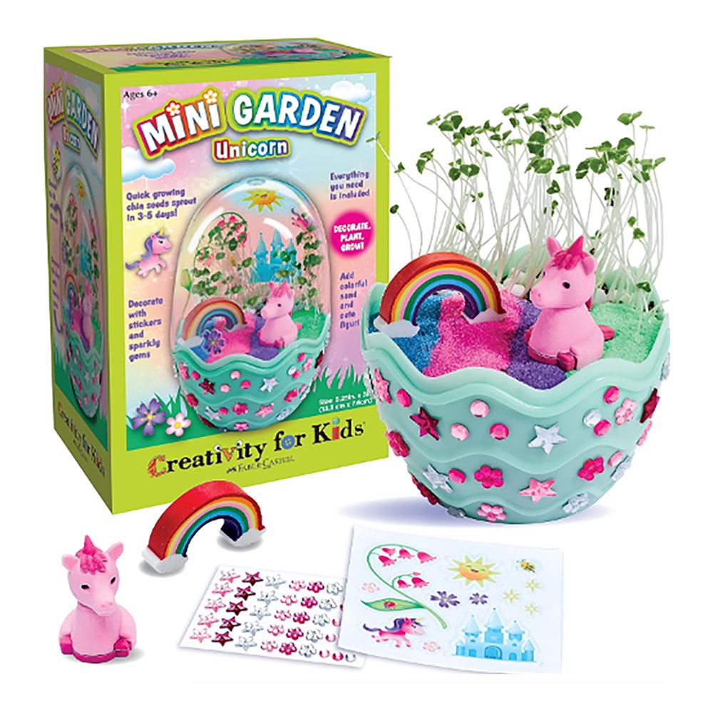 FaberCastell Mini Garden Unicorn Micro Center