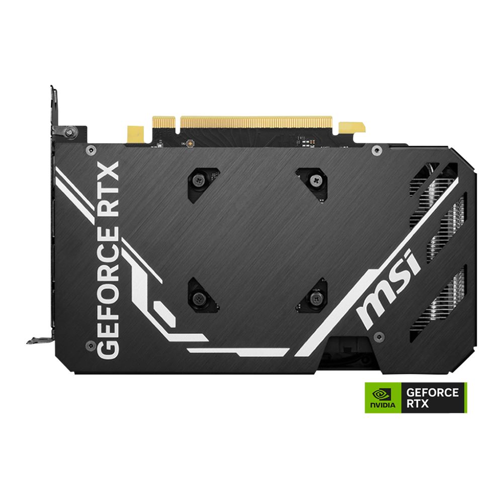 MSI NVIDIA GeForce RTX 4060 Ti Ventus 2X Black Overclocked Dual Fan ...