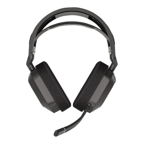 Corsair HS80 MAX WIRELESS Gaming Headset - Steel Gray - Micro Center