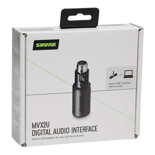 Shure MVX2u XLR to USB Audio Interface