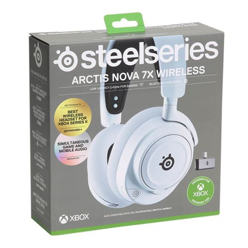 SteelSeries Arctis Nova 7 - Wireless Multi-System Gaming & Mobile Headset -  Acoustic System - 2.4GHz & Simultaneous Bluetooth - 38Hr Battery - USB-C 