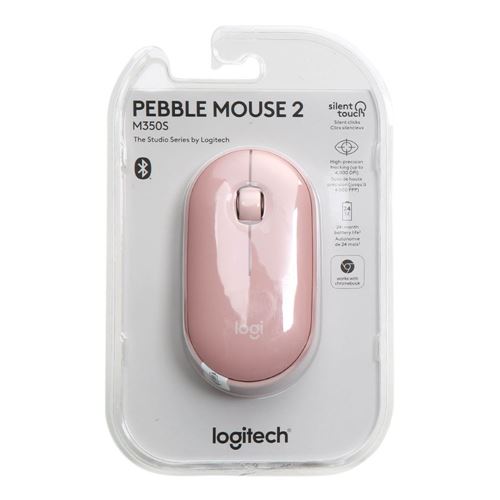 Logitech Pebble 2 M350S Wireless Mouse (Tonal Rose) 910-007023