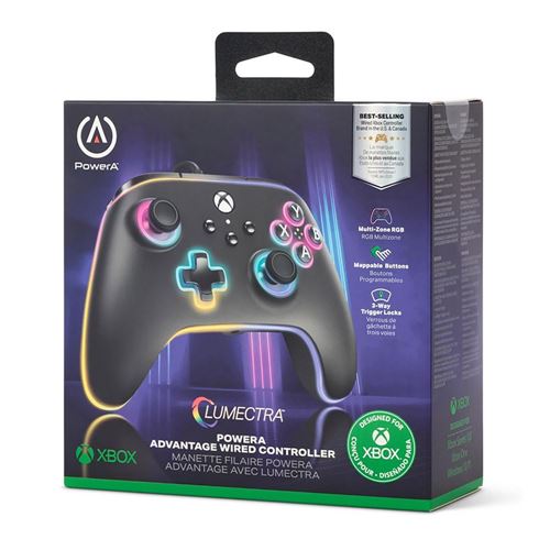 PowerA Advantage Wired Controller for Xbox Series X, S with Lumectra, Xbox