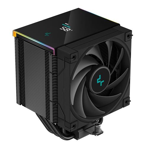 DeepCool AK620 DIGITAL Performance Air Cooler, Dual-Tower Layout, Real-Time  CPU Status Screen, 6 Copper Heat Pipes, 260W Heat Dissipation, Twin 120mm  FDB Fans, All Black Design 