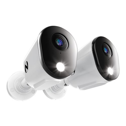 Night Owl Add On Wired 2K Deterrence Cameras - 2 Pack; Indoor