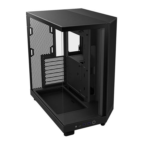 NZXT H5 Flow Tempered Glass ATX Mid-Tower Computer Case - Black - Micro  Center