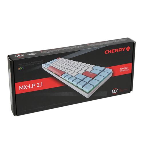 Clavier Cherry Clavier gaming mécanique sans fil Azerty MX-LP 2.1 Blanc