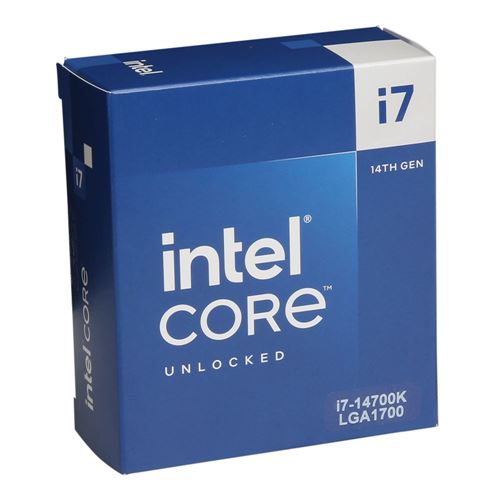 Intel Core i7-14700K Raptor Lake 3.4GHz Twenty-Core LGA 1700 Boxed  Processor - Heatsink Not Included - Micro Center