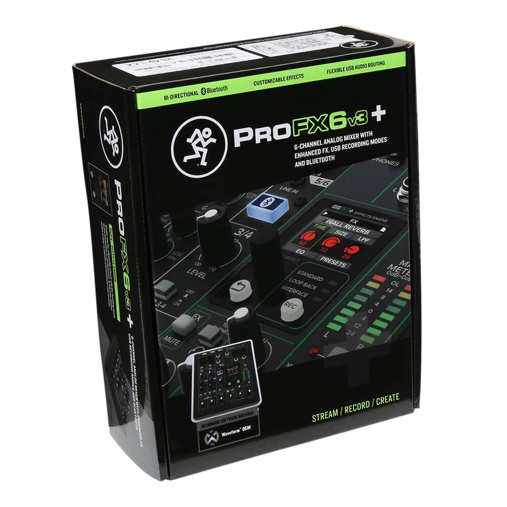 Mackie ProFX6v3 Plus 6 Channel Audio Mixer - Micro Center