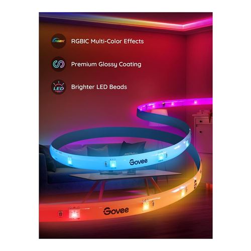 Govee RGBIC Pro LED Strip Lights - 49.2 feet - Micro Center
