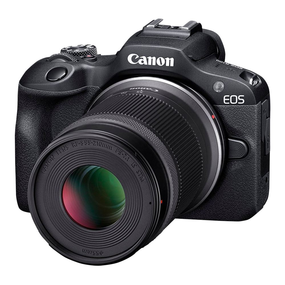 Canon Canon EOS R100 Mirrorless Camera with 18-45mm and 55-210mm Lenses ...