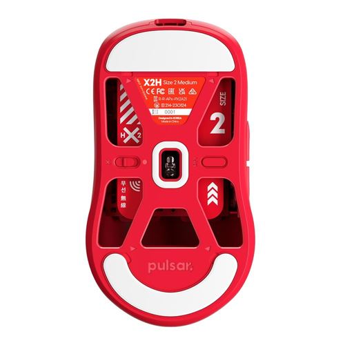 pulsar X2 H Wireless Mini - Red - Micro Center