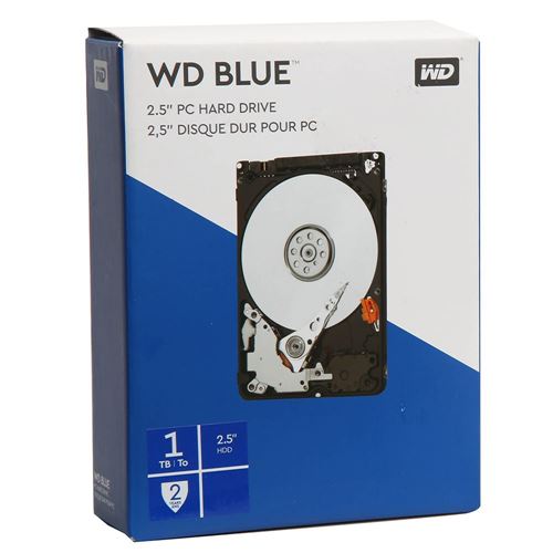 WD Blue Mainstream 1TB 5400 RPM SATA III 6Gb/s 2.5 Internal SMR Hard Drive  - Micro Center