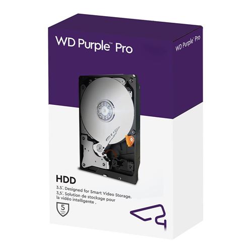 WD181PURP - Disque dur interne WD Purple Pro 3,5 SATA 7 200 tr/min de 18 To  - Western Digital 