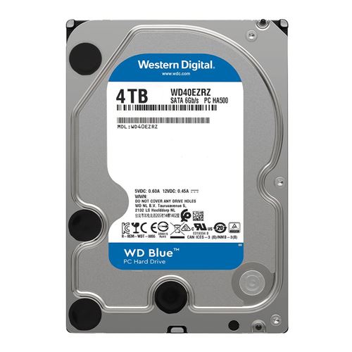 WD Blue Mainstream 4TB 5400 RPM SATA III 6Gb/s 3.5 Internal SMR Hard Drive  - Micro Center