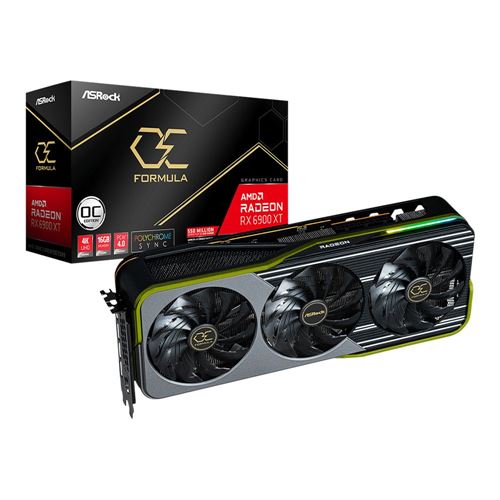 ジャンク品　ASRock　Radeon RX 6900XT 16GB ASRock AMD Radeon RX 6900 XT Formula Overclocked Triple-Fan