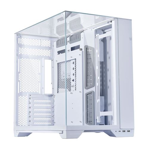 Lian Li O11 Dynamic EVO Tempered Glass ATX Mid-Tower Computer Case - White  - Micro Center