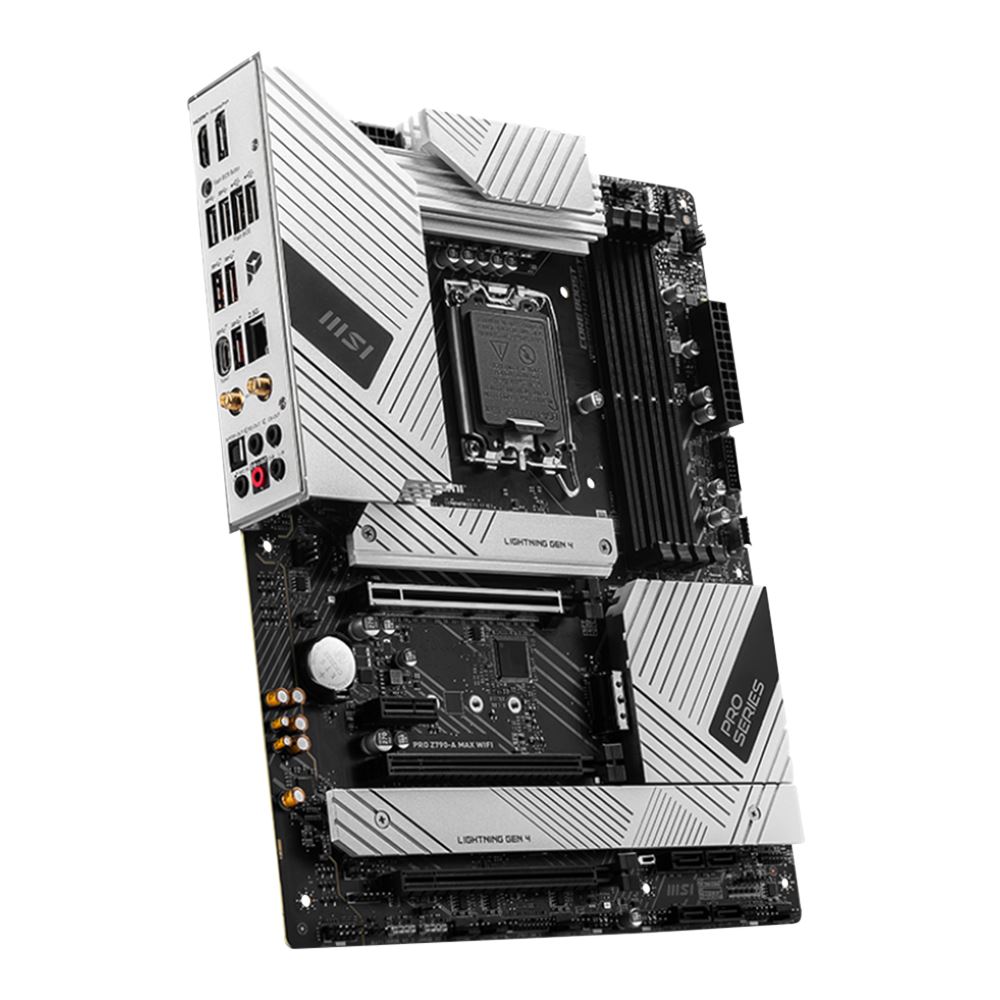 MSI Z790-A Pro Max WiFi Intel LGA 1700 ATX Motherboard - Micro Center