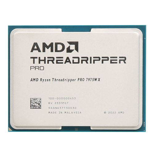 AMD Ryzen Threadripper PRO 7975WX Storm Peak 4.0GHz 32-Core sTR5 Boxed  Processor - Heatsink Not Included - Micro Center