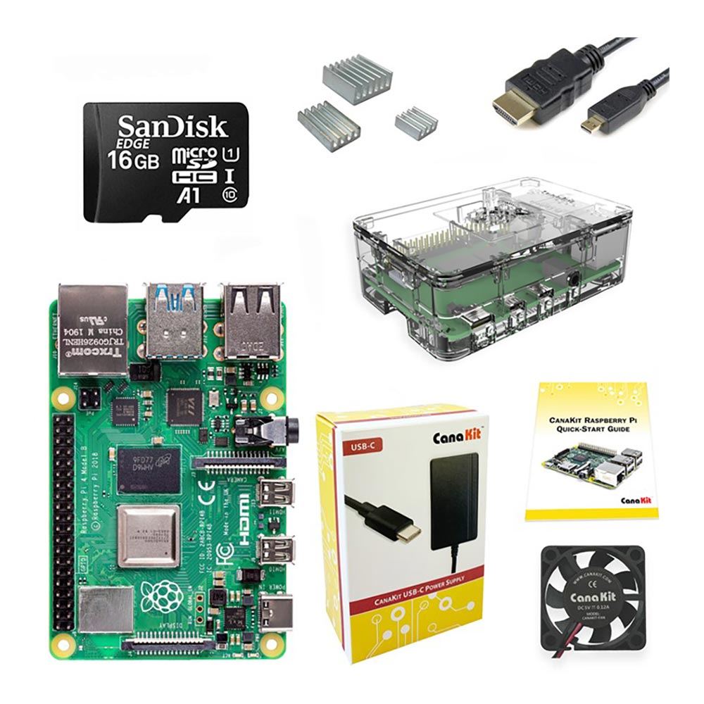 CanaKit Raspberry Pi 4 Starter Kit (2GB) - Micro Center