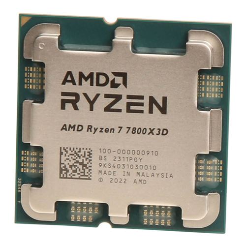 - AMD Micro Boxed 4.2GHz 7 Not Raphael Ryzen Processor 7800X3D Center Heatsink Included AM5 - 8-Core