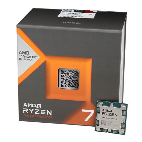AMD R7 7800X3D Ryzen 7 7800X3D 5.0 GHz 8 Cores 16 Threads CPU 5NM L3=96M  100-100000910 Socket AM5 New Tray Without fan