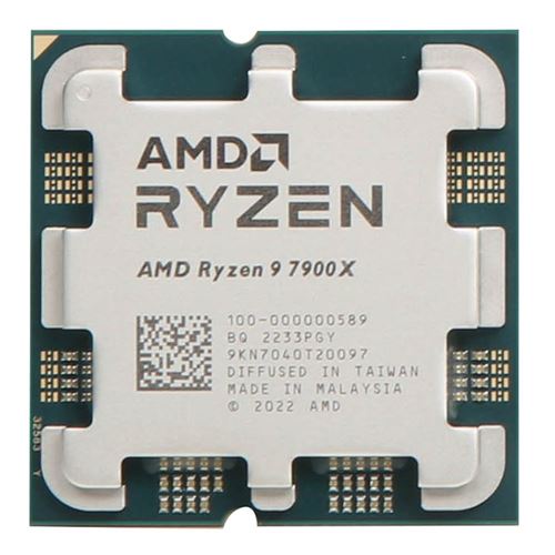AMD Ryzen 9 7900X Raphael AM5 4.7GHz 12-Core Boxed Processor