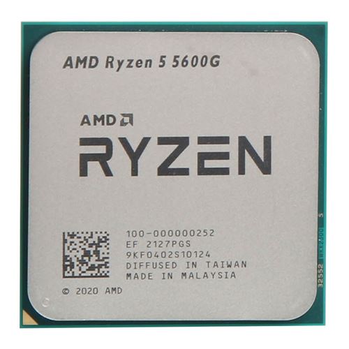 AMD Ryzen 5 5600G 6-Core 12-Thread Unlocked Desktop Processor with Radeon  Graphics