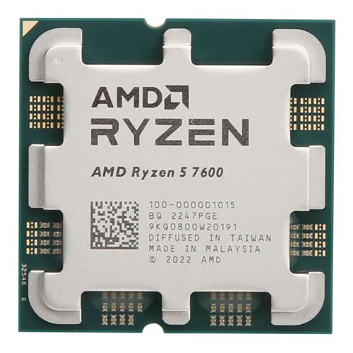 AMD Ryzen 5 7600 Raphael AM5 3.8GHz 6-Core Boxed Processor 
