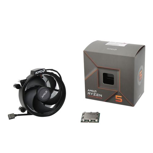 AMD Ryzen 5 7600 Raphael AM5 3.8GHz 6-Core Boxed Processor - Wraith Stealth  Cooler Included - Micro Center