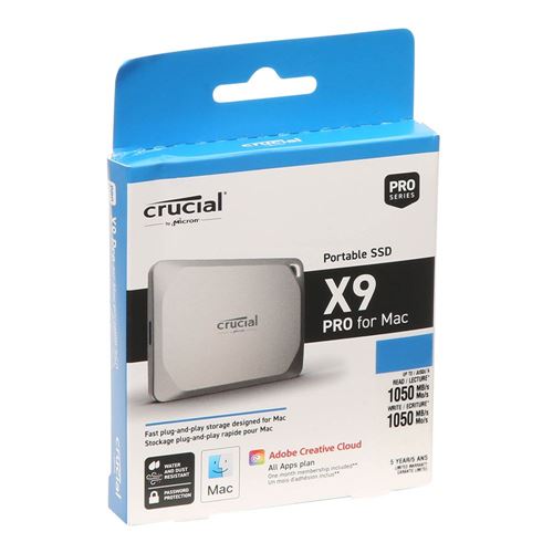 Crucial X9 Pro 2TB Portable SSD USB 3.2 Gen 2 Solid State Drive - Micro  Center