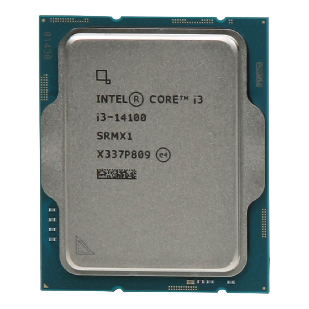 Intel Core i3-14100 Raptor Lake Quad-Core LGA 1700 Boxed Processor ...