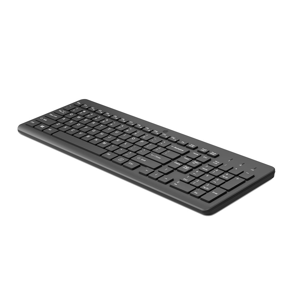 HP 220 Full Sized Low Profile Wireless Keyboard; Up to 16 Month Battery ...