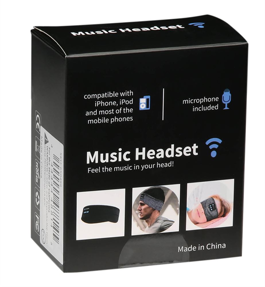 Bluetooth Sleep Headphones – Soft Headband Headphones For Sleeping, Music & Audiobooks