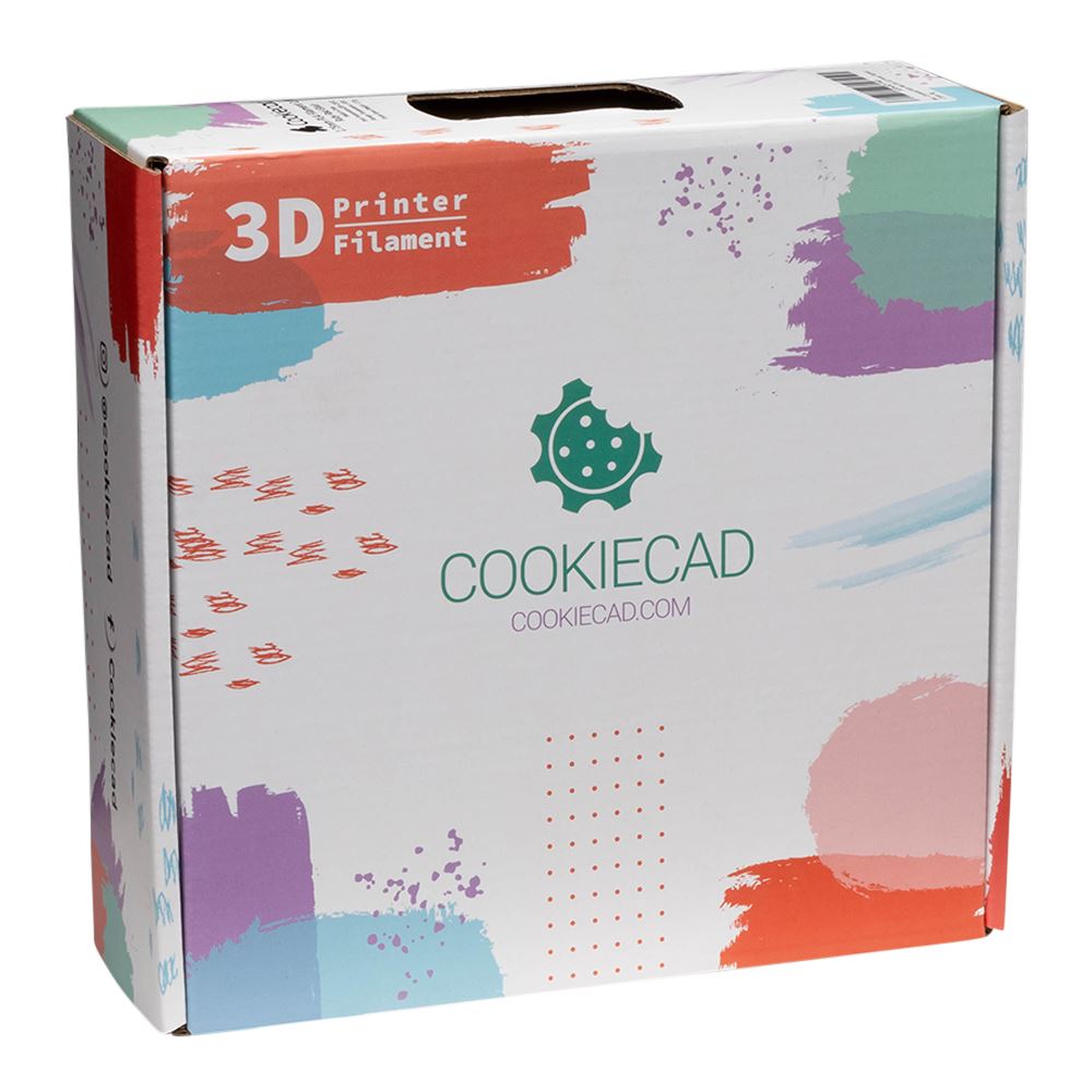 Cookiecad 1.75mm PLA 3D Printer Filament Single Color 1.0 kg (2.2 lbs ...