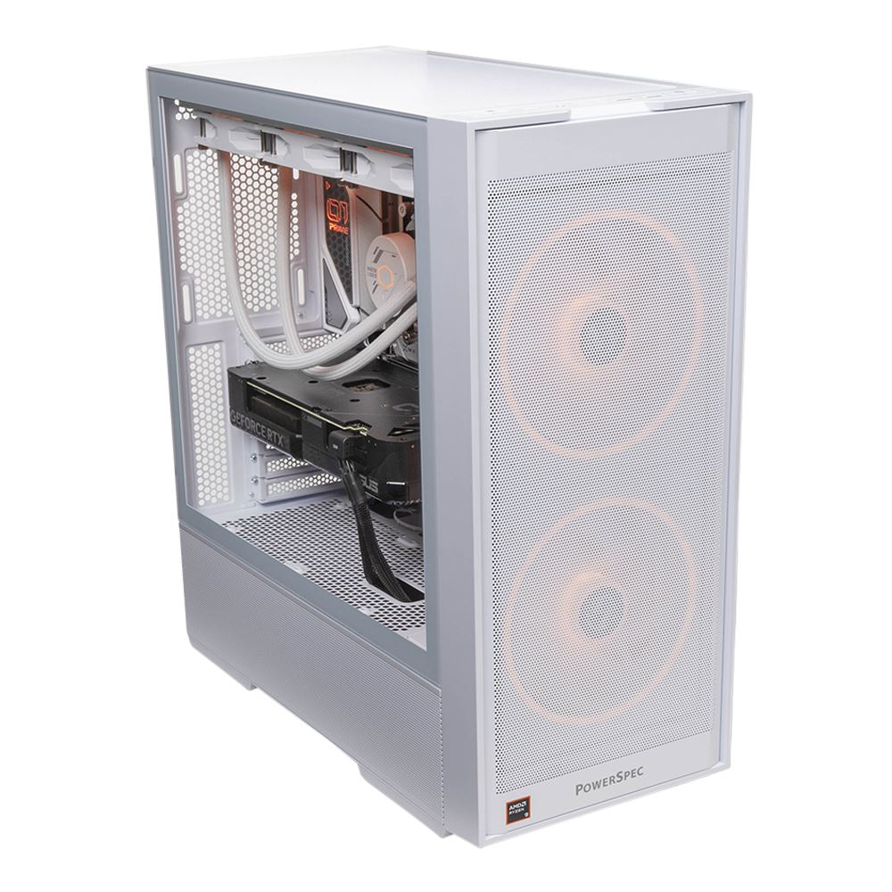 PowerSpec G909 Gaming PC; AMD Ryzen 9 9900X 4.4GHz Processor; NVIDIA ...