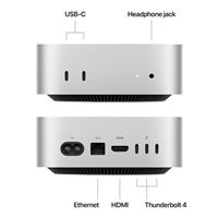 Apple Mac mini MCX44LL/A (Late 2024) Desktop Computer; Apple