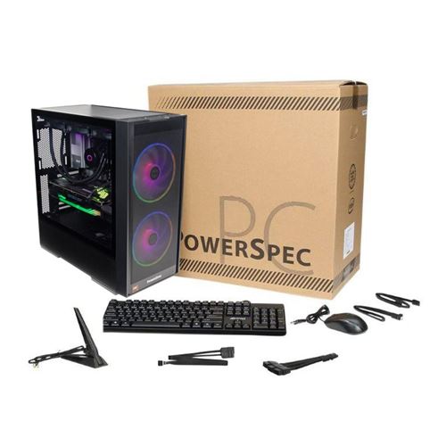 Powerspec outlet B321 Workstation Computer PC - Refurbished in great condition with Gra