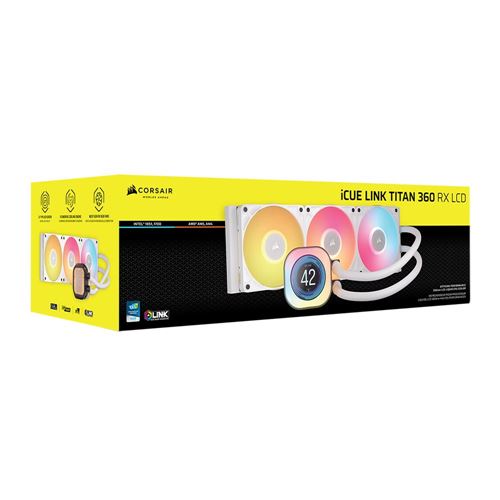 【未開封】CORSAIR iCUE LINK TITAN 360 RX RGB iCUE LINK TITAN 360 RX RGB AIO Liquid CPU Cooler