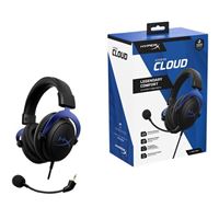 HyperX Cloud Wired Gaming Headset - Black/Blue - Micro Center