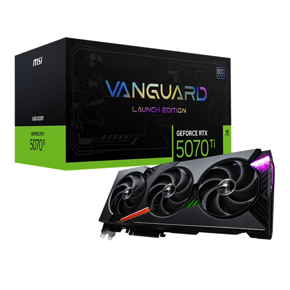 MSI RTX 5070 Ti VANGUARD SOC