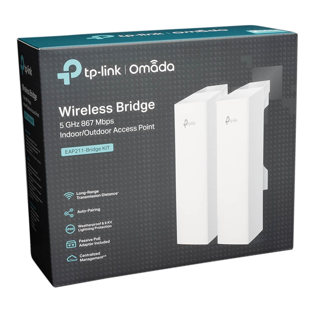 TP-LINK Omada Wireless Bridge 5 GHz 867 Mbps Indoor/Outdoor Access ...