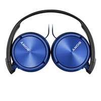 洋楽 OPPAZET Sony MDR-ZX310AP Wired On-ear Folding Headphones - Blue