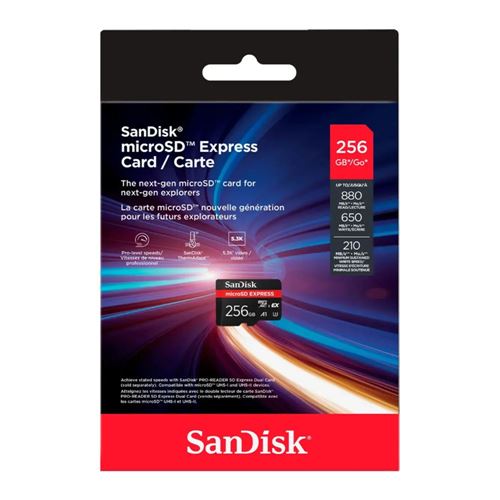SanDisk - 【新品未開封】SanDisk microSD Expressカード 256GB SanDisk 256GB MICROSD EXPRESS CRD - Micro Center